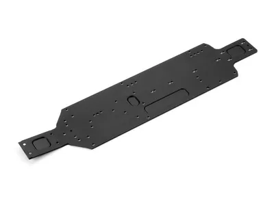 XRay XB4 Aluminium Chassis 2.0mm For Low Profile Bumper - Swiss 7075 T6