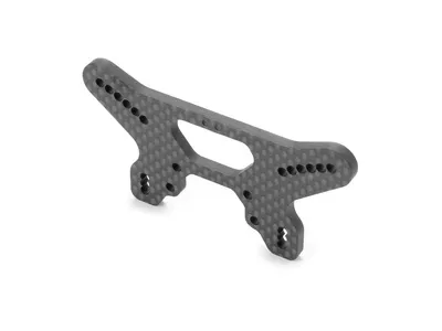 XRay Carbon Shock Tower For Hs Bulkhead - 2-Dots - Front