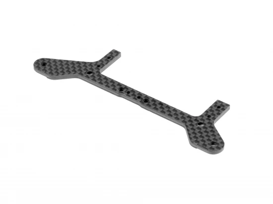 XRay X10 Carbon Rear Pod Lower Plate For 1 Piece Chassis - Front