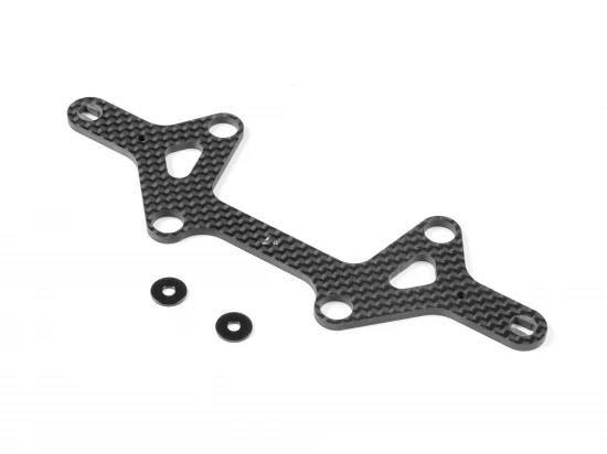 XRay X12 Carbon Lower Suspension Arm Plate 1mm For 1 Piece Chassis