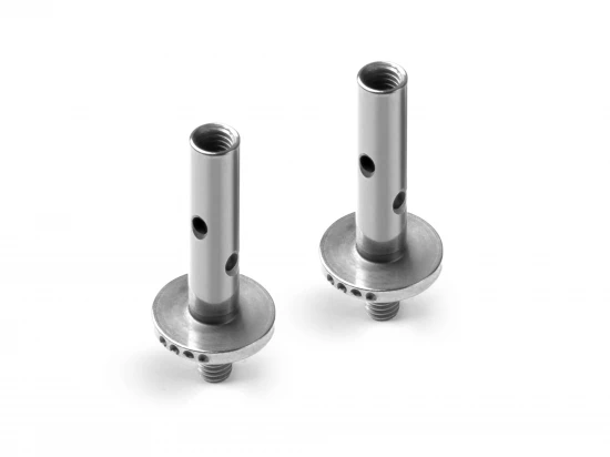XRay X12 Kingpin 4mm With Holes - 0.54 Dots - Nickel Coated (2)