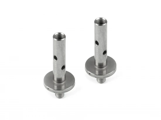 XRay X12 Kingpin 4mm With Holes - 1.5 1 Dot - Nickel Coated (2)