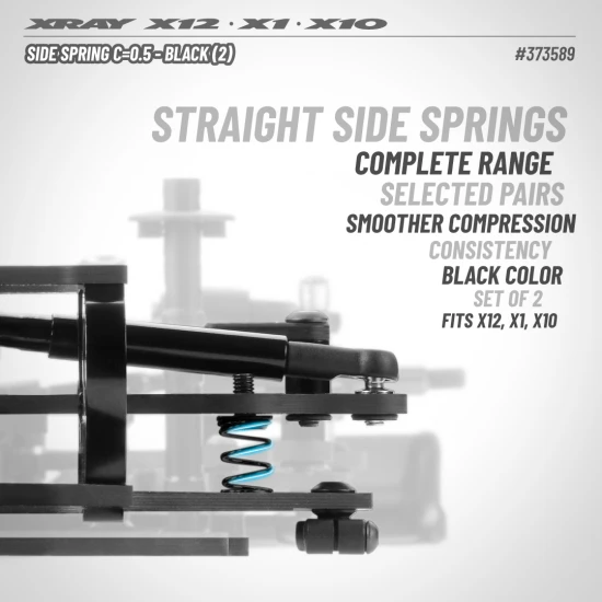 XRay Side Spring C 0.5 - Black (2)
