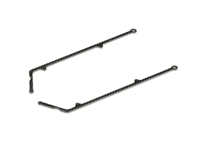 XRay X10 Carbon Side Brace For 1 Piece Chassis (2)