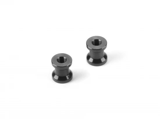 XRay Aluminium Mount 6.0mm With M2.5 Thread - Black (2)