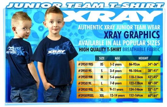 XRay Junior Team T-Shirt (5/6 - 110-116Cm)