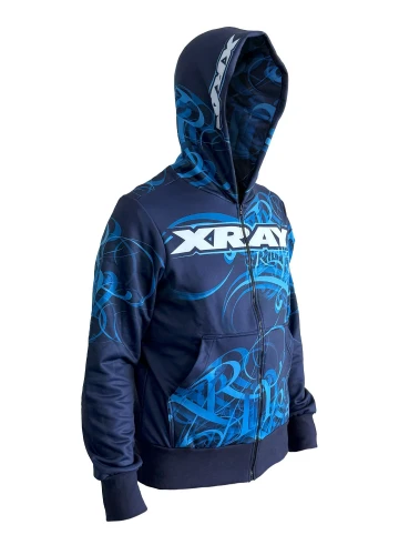 XRay Sweater Hooded - HD Graphics - Blue (L)