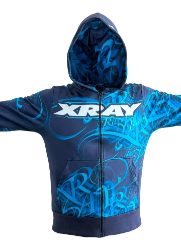 XRay Sweater Hooded - HD Graphics - Blue (XL)