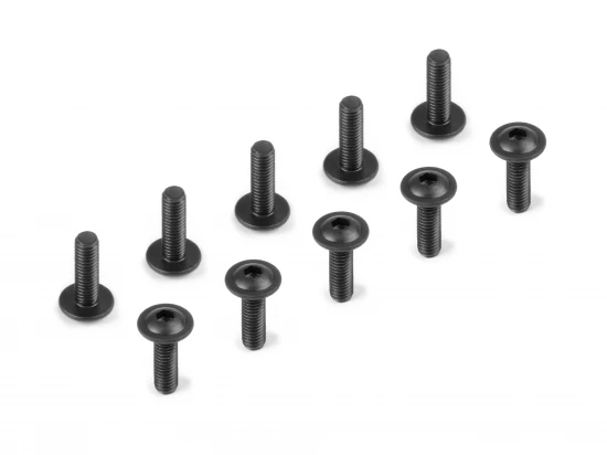 XRay Hex Screw Flanged SH M3X10 (10)