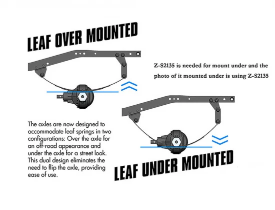 RC4WD Yota II Ultimate Scale Cast Rear Axle (Chrome)