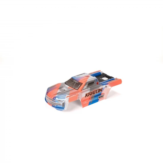 1:8 Painted Body with Decals - Blue/Orange: KRATON 6S BLX V6