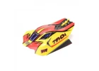 1:8 Clipless Painted Decaled Body - Yellow/Red: TYPHON 4X4
