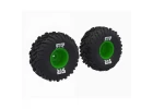 dBoots Cut Chevron MT Tire Set Glued - Green