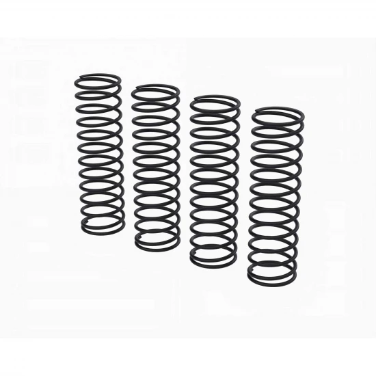 Shock Spring Set E - 0.50N/mm - Black (4): GROM