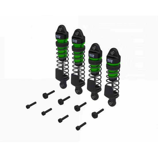 Shock Set - Front/Rear Assembled - 1300cSt Oil - Green (4Pcs):