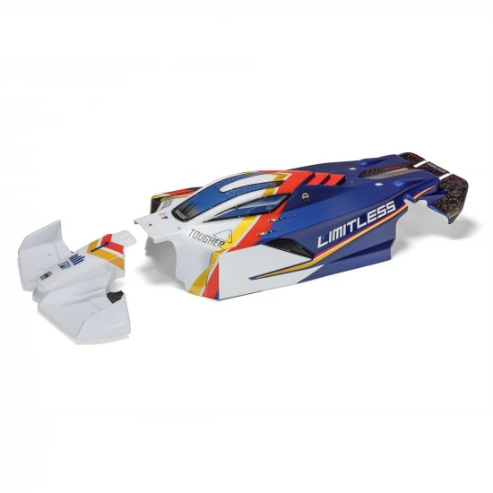LIMITLESS Painted Decaled Trimmed Body (White/Blue)