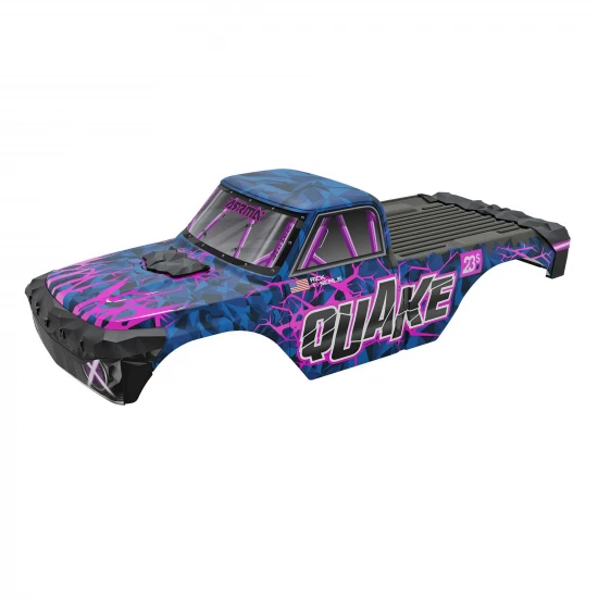 QUAKE Painted Decaled Trimmed Body Set - Purple