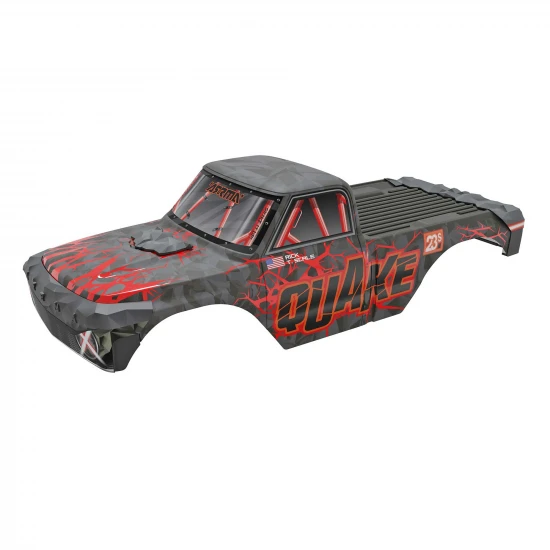 QUAKE Painted Decaled Trimmed Body Set - Red