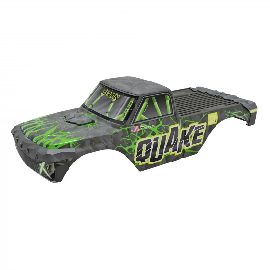 QUAKE Painted Decaled Trimmed Body Set - Green