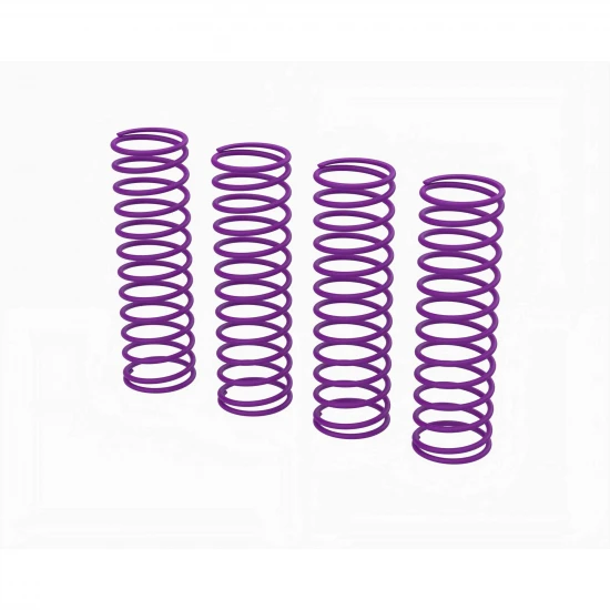 Shock Spring Set E - 0.50N/mm - Purple (4): GROM