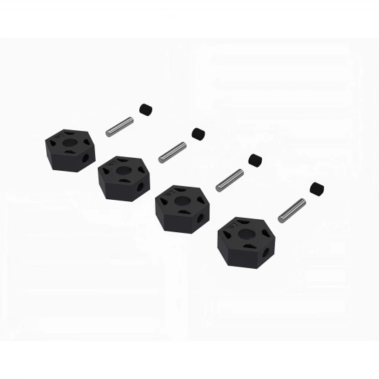 12mm Wheel Hex Set - Plastic (4)