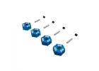 12mm Metal Wheel Hex Set (4) - Blue
