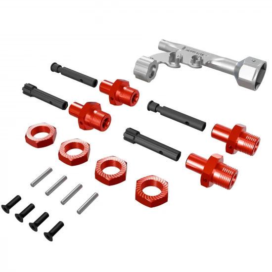 17mm Wheel Hex Conversion for Threaded Axles ( 10mm Offset)