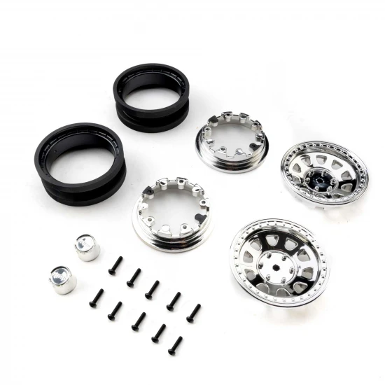 1.9 Raceline Daytona Beadlock Wheels - Chrome (2)