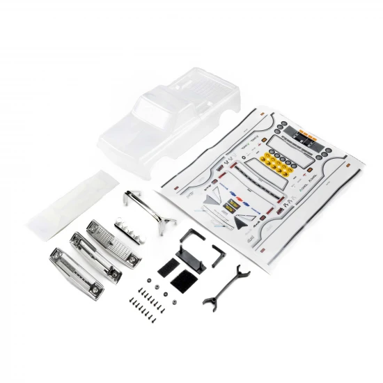1/24 Chevy C10 - 67- 72 - Precut Clear Body: SCX24