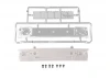 RC4WD 1982 Toyota Pickup/Mojav E II Chrome Front Grill Parts