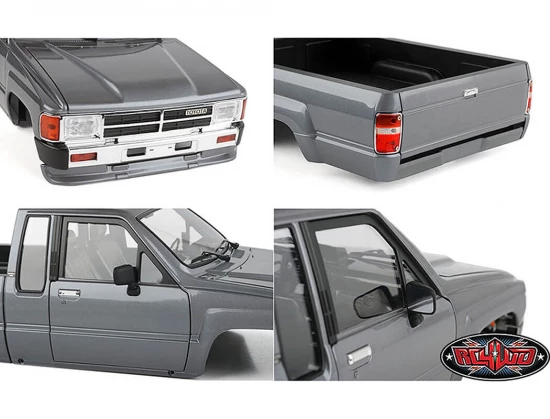 RC4WD 1987 Toyota Xtracab Hard Body Complete Set (Grey)