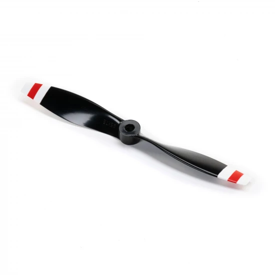 9.5 x 7.5 CCW Right Propeller - Black with Red and White Tips