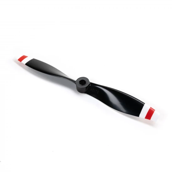 9.5 x 7.5 CW Left Propeller - Black with Red and White Tips:
