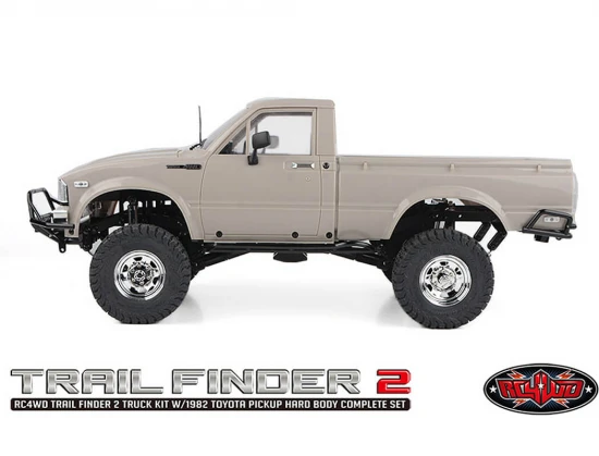RC4WD Trail Finder 2 Truck Kit With 1982 Toyota Pickup Body Set