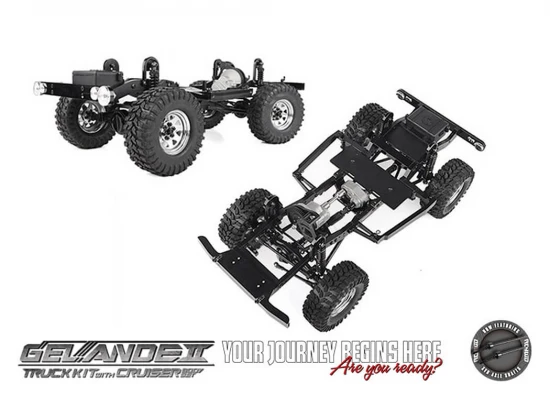 RC4WD Gelande II Truck Kit With Cruiser Body Set 2025