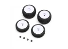 Tires And Wheels Mounted - White: Micro-B