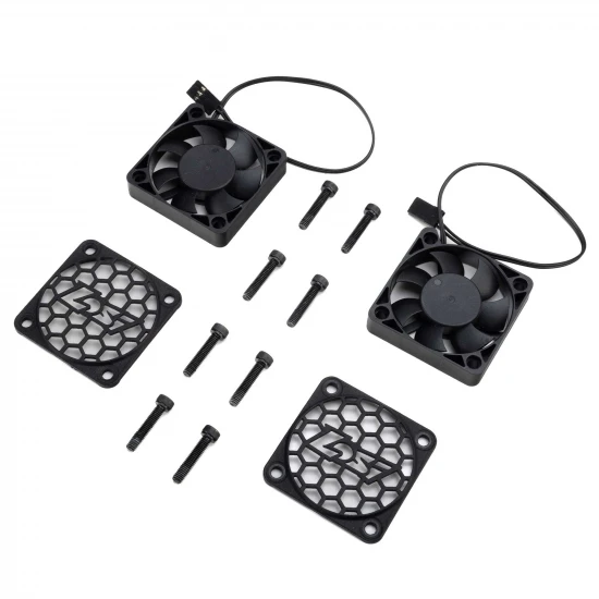 Replacement Cooling Fan - 50mm with Losi Fan Cover (2): 5IVE-