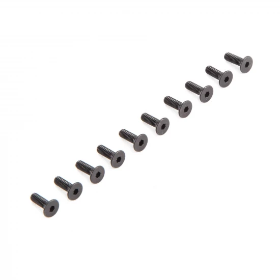 Flat Head Screws M2.5 x 8mm (10)