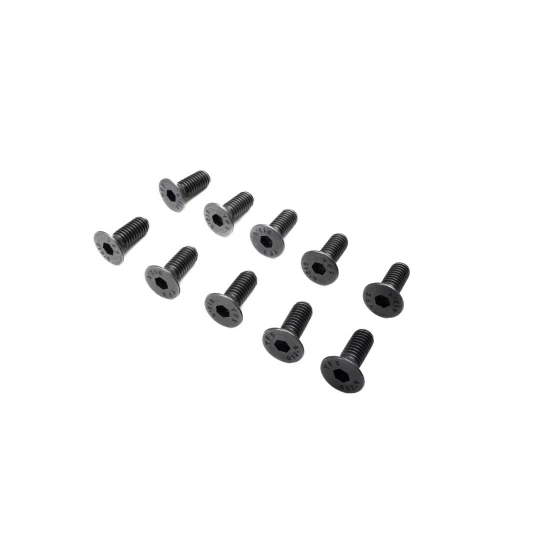 Flat Head Screws - M6 x 16mm STL (10)
