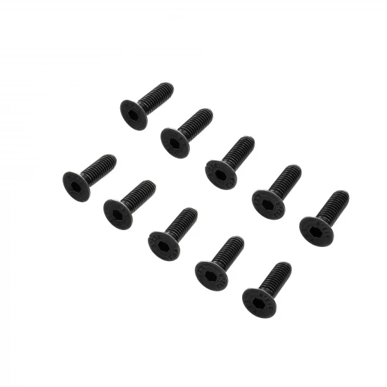 Flat Head Screws - M6 x 20mm STL (10)