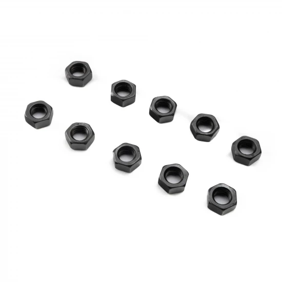 Flat Nut - M5 STL: (10)