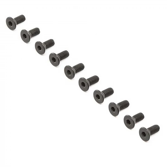 Flat Head Screws - M4 x 10mm STL (10)