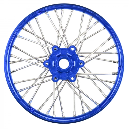 1/4 Pro-Spec Aluminium V2 Bead Front Wheel Blue/Blue (1): Pro
