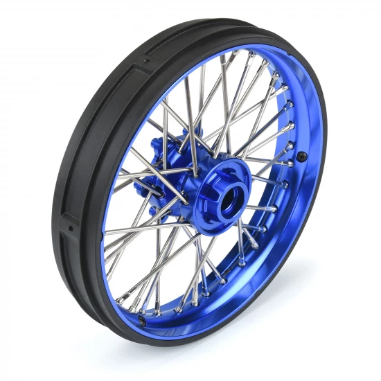 1/4 Pro-Spec Aluminium V2 Bead Front Wheel Blue/Blue (1): Pro