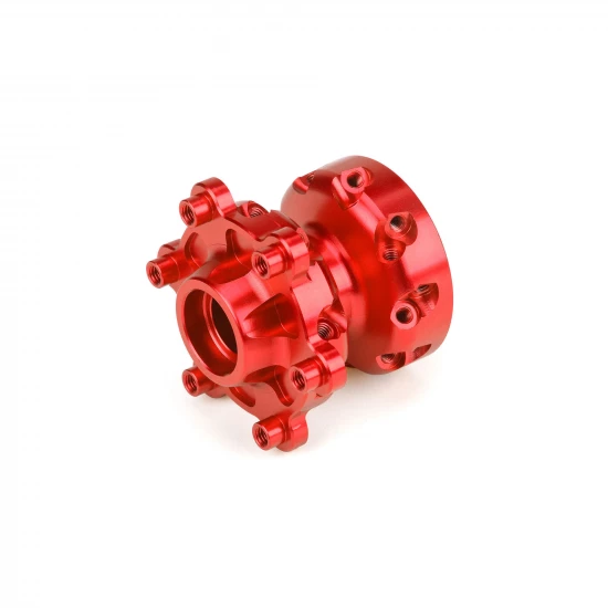 1/4 Pro-Spec Aluminium Front Hub Red: Promoto-MX