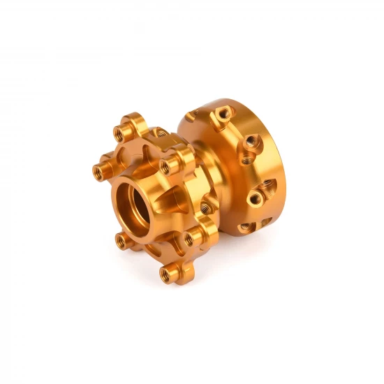 1/4 Pro-Spec Aluminium Front Hub Gold: Promoto-MX