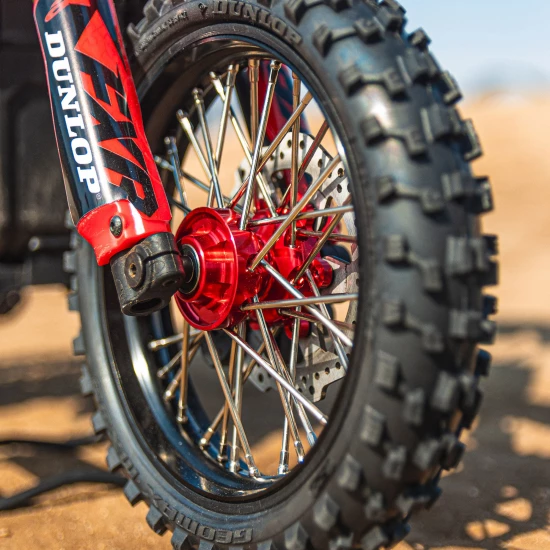 1/4 Pro-Spec Aluminium Front Hub Red: Promoto-MX