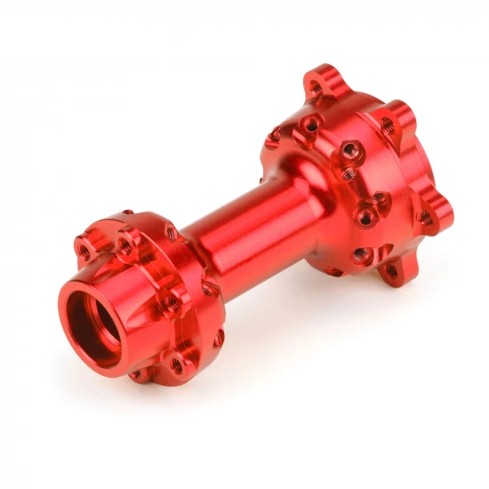 1/4 Pro-Spec Aluminium Rear Hub Red: Promoto-MX
