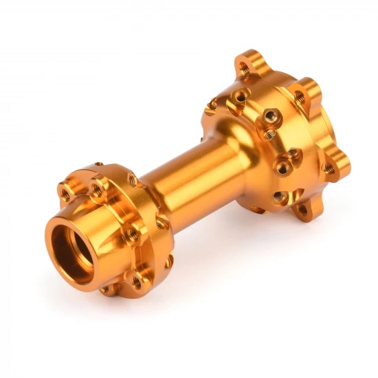 1/4 Pro-Spec Aluminium Rear Hub Gold: Promoto-MX