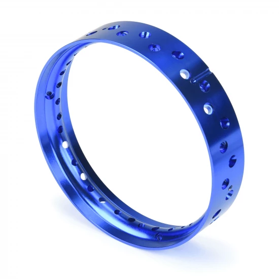 1/4 Pro-Spec Aluminium Rear Rim Blue: Promoto-MX